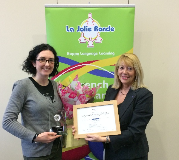 Julie Olliero - La Jolie Ronde Licensee of the Year 2015 for Scotland and Northern England